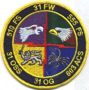 31FW 'Gaggle' Patch (4 Sqdn)