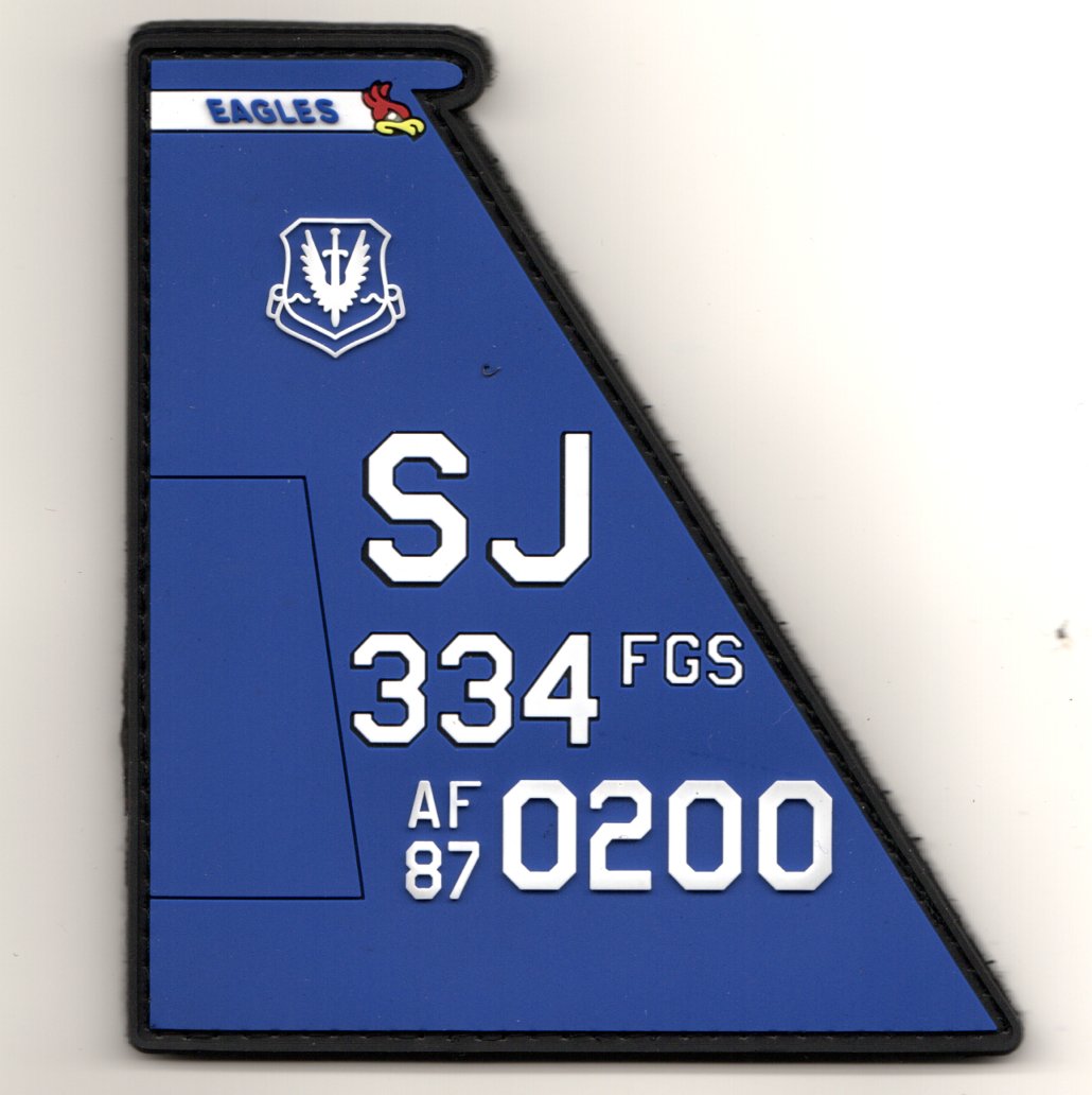 334FGS '87-0200 TAILFIN' (Blue/PVC/V)