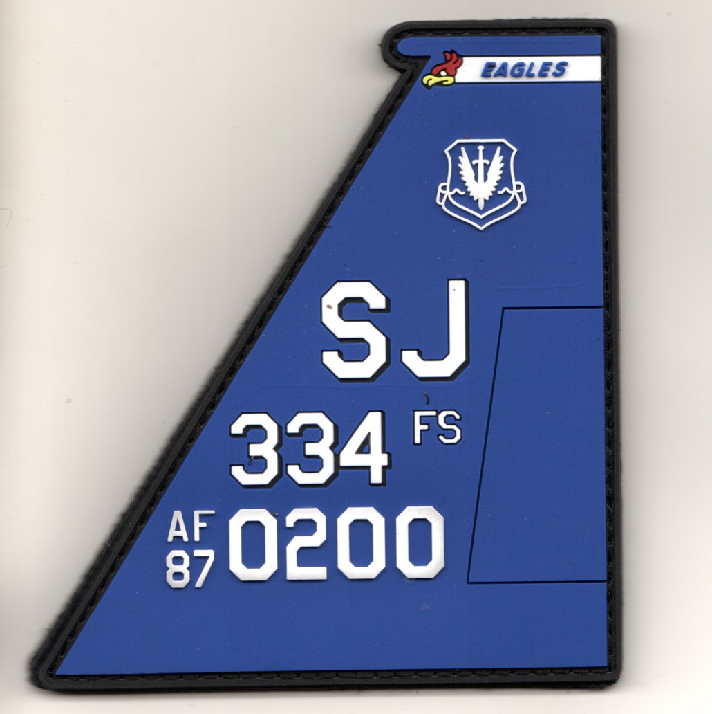 334FS '87-0200 TAILFIN' (Blue/PVC/V)