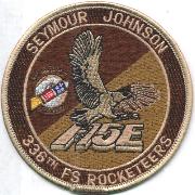 336FS F-15E 'Tinsel' Patch (Desert)