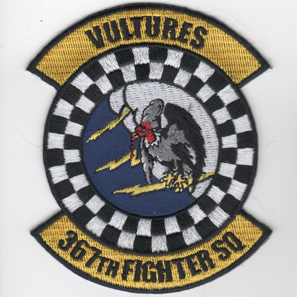 367FS 'Vultures' Patch (Blue/Yellow)