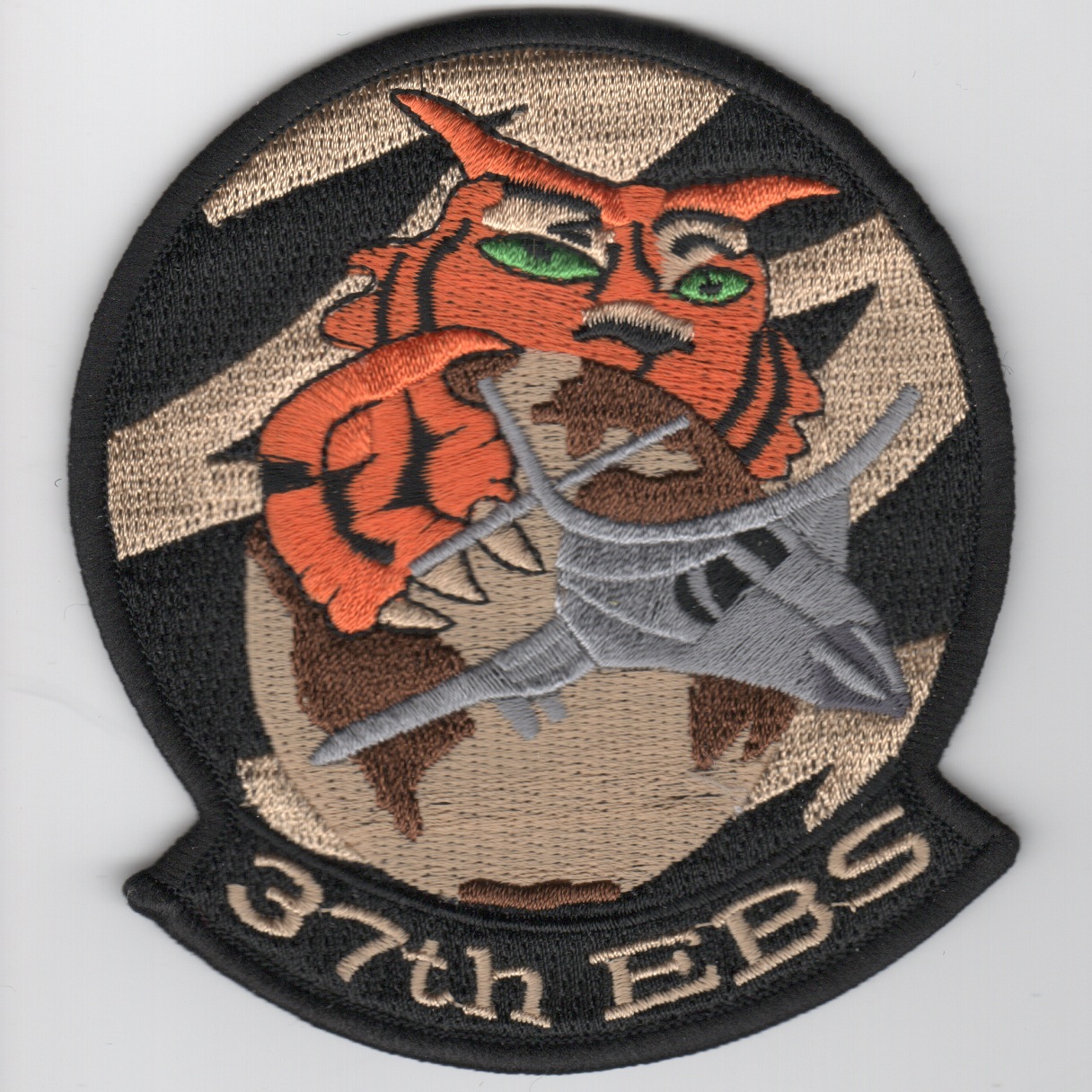 37EBS 'Tiger on World' (Des/No Velcro)