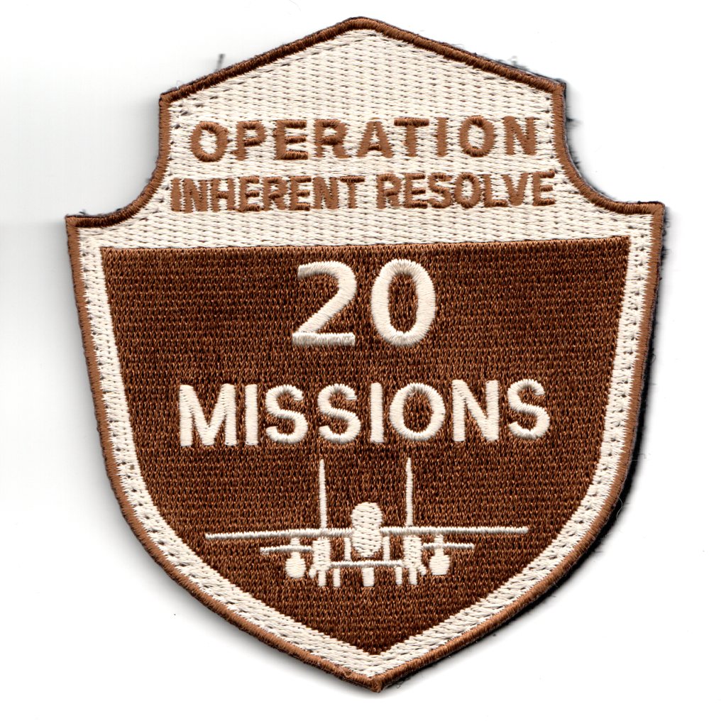 389FS F-15E *20 Missions OIR* Shield (Des)