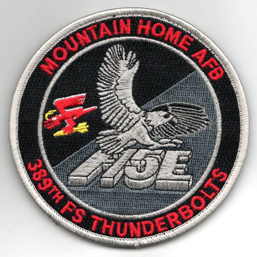 389FS F-15E 'Tinsel' Patch (Red)