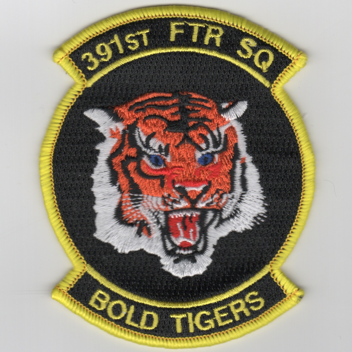391FS Patch (Black/Yellow MERROWED Border)