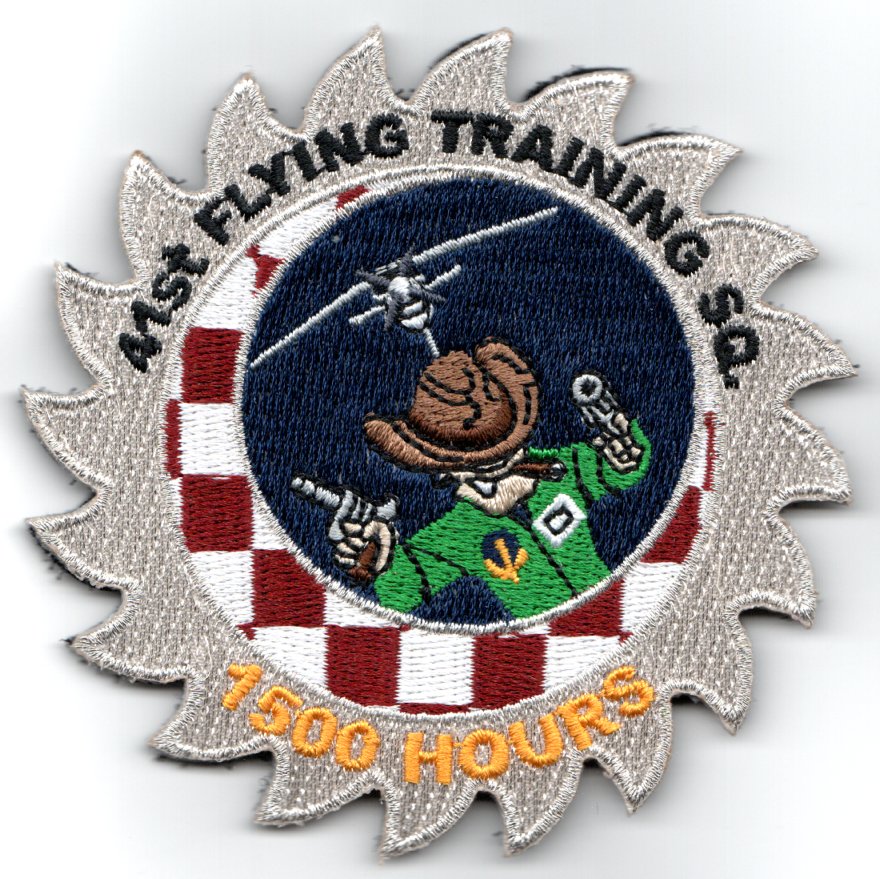 41FTS '1500 HOURS' Sawblade Patch