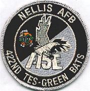 422nd TES 'Tinsel' Patch (No Velcro)