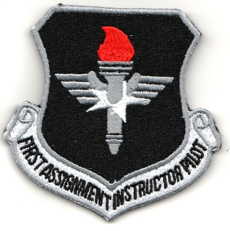 50 FTS 'FAIP' Crest (Black/Red Flame)