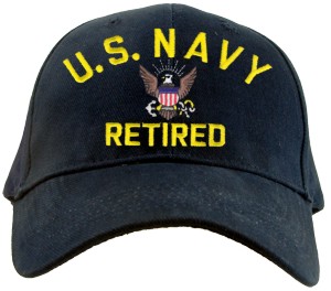 US NAVY RETIRED Ballcap