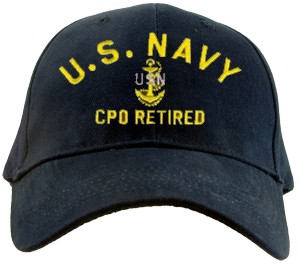US NAVY CPO RETIRED Ballcap