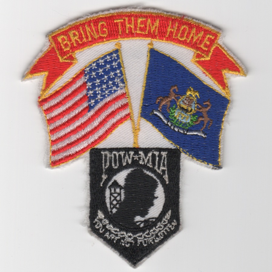 565) POW/AM Flag Patch