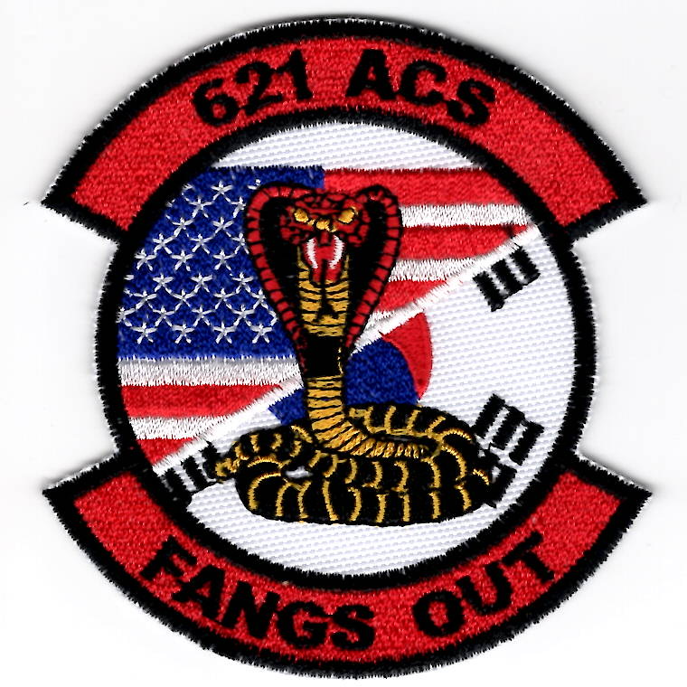 621ACS *FANGS OUT* (Red-White/2-Tabs)