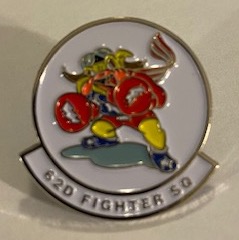 62FS 'LAPEL PIN' (White)