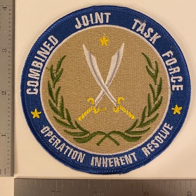 707) CJTF - OIR Patch (Blue)