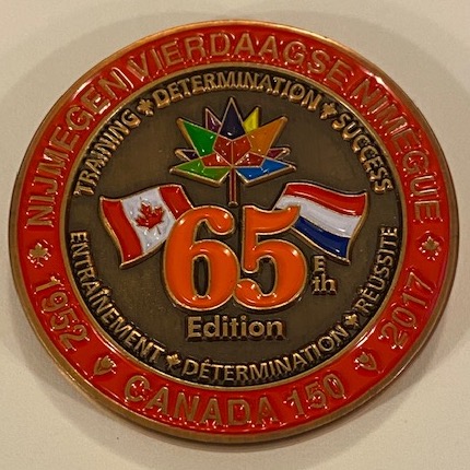 CANADIAN 65th Anniv Coin (Front)
