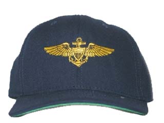 USN PILOT WINGS Ballcap (Dark Blue)