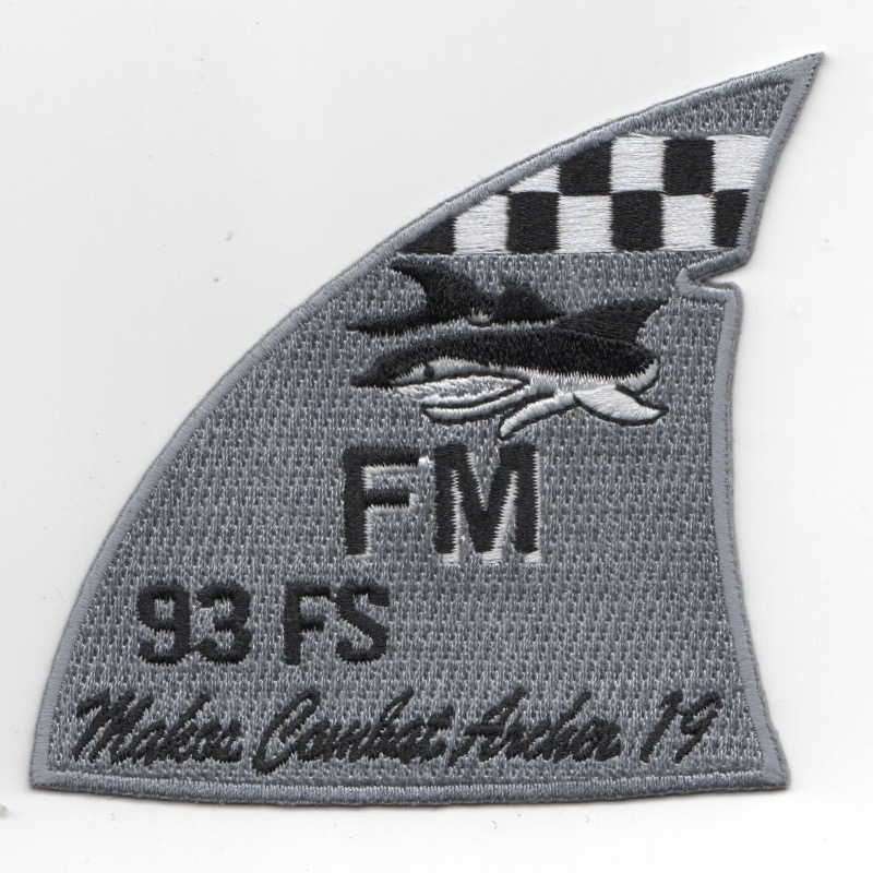 93FS 2019 'Combat Archer' FIN Patch