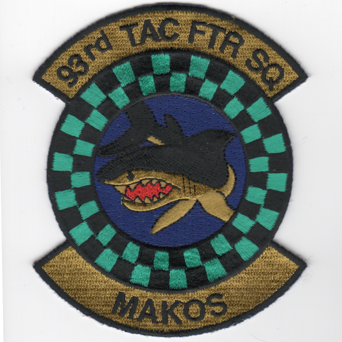 93d TFS 'Makos' Historical Patch (Subdued)