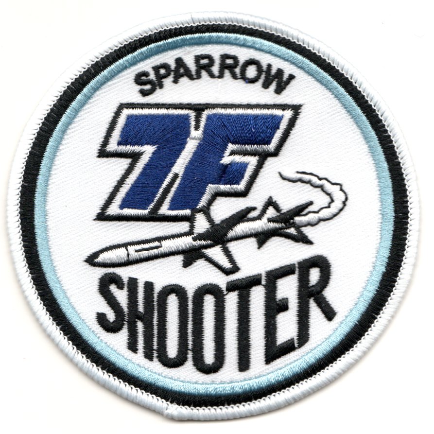 AIM-7F *SPARROW* SHOOTER Patch (White)