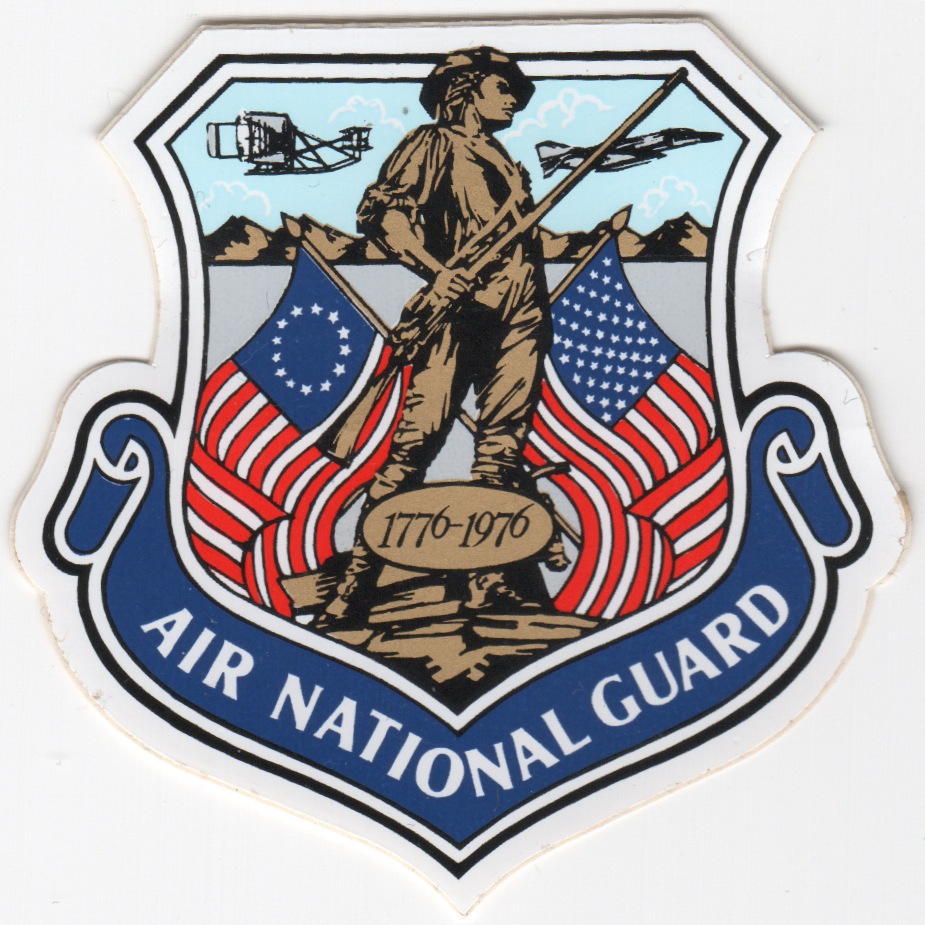 Air National Guard Sticker/Zap
