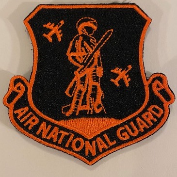 ANG Crest Patch (NEON-ORANGE/BLACK MM)