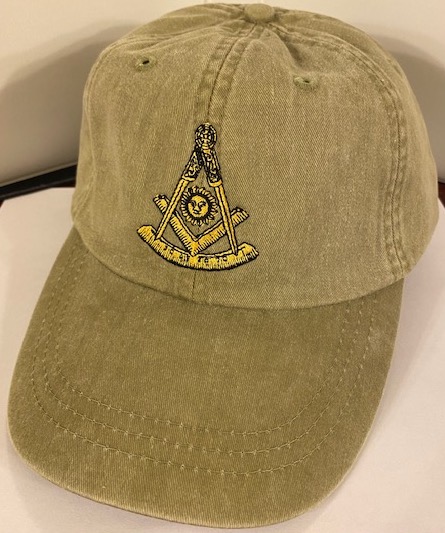 PAST MASTER 'Form Fitting' Ballcap (Khaki/w-Square)