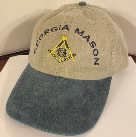 Square-n-Compass 'Form Fitting' Ballcap (Khaki/Stone Bill)