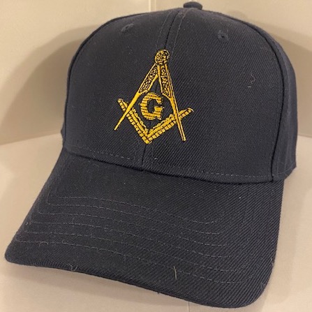 Masonic Ballcap 'Square-n-Compass (Dk Blue)