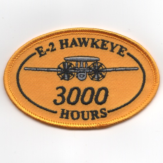 E-2 '3000 Hours' Oval (Yellow)