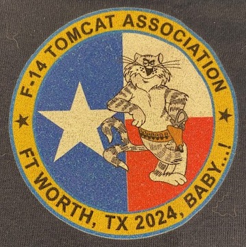 2024 F-14 Reunion T-shirt (Ft. Worth, TX)