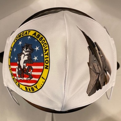 F-14 Tomcat Assoc Mask (White)