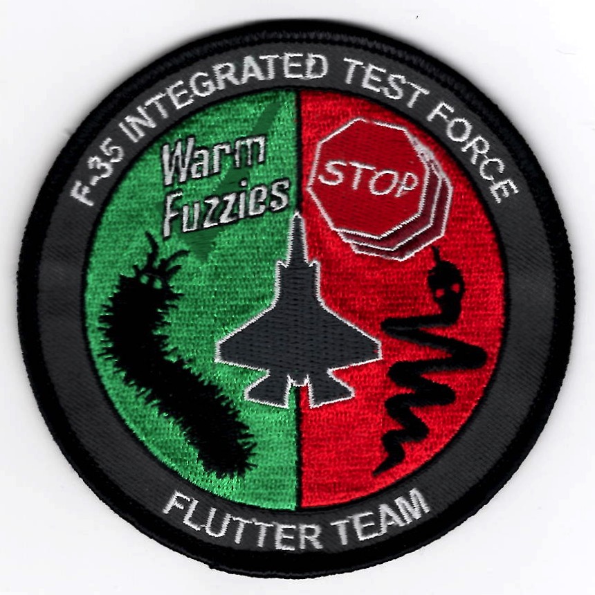 F-35 *FLUTTER TEAM* Test Force (Red-Green)
