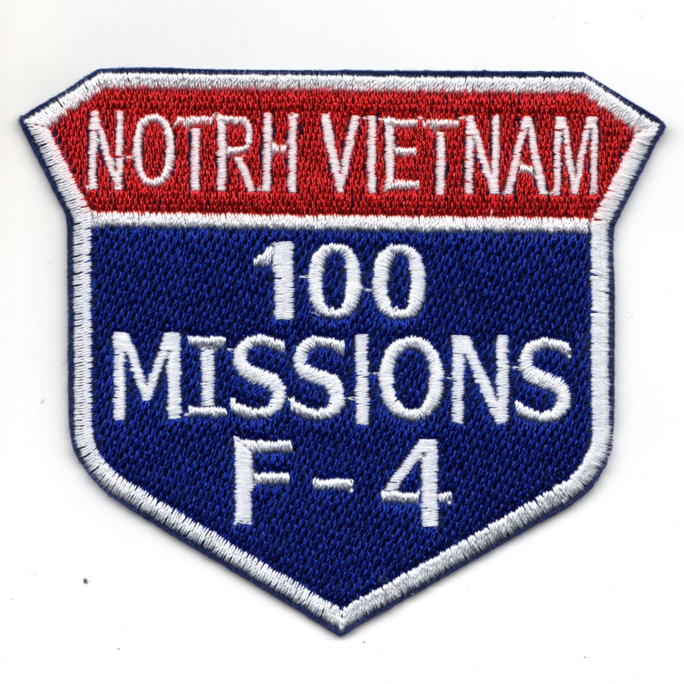 F-4 100 Missions (N. Viet) Shield