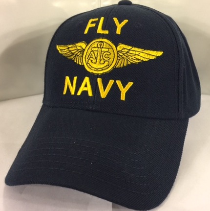 FLY NAVY - AIRCREW WINGS Ballcap (Dk Blue)