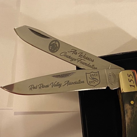 RRVA/AWCF 2-Bladed Pocket-Knife (Purple)