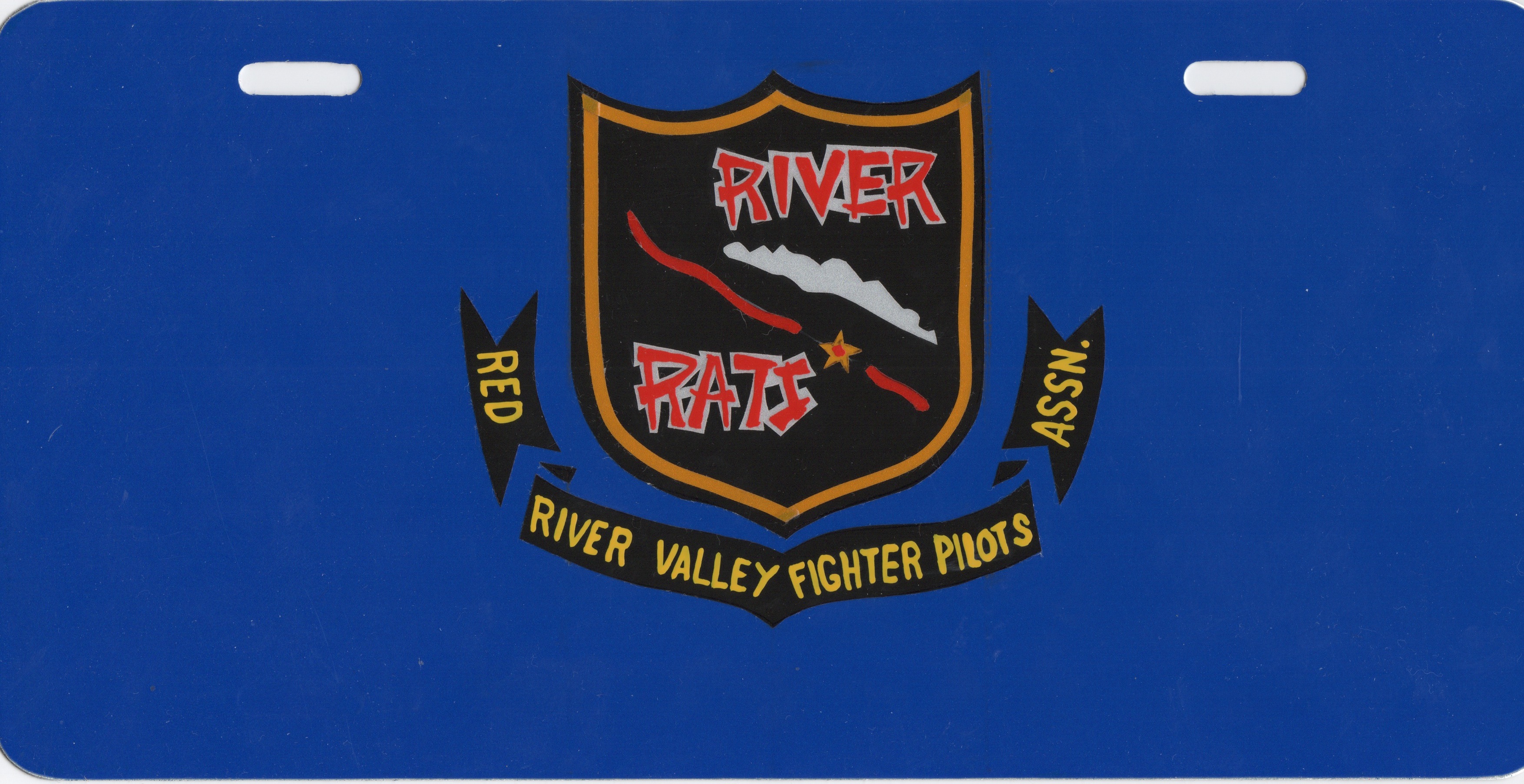 RRVA Metal License Plate (Blue)