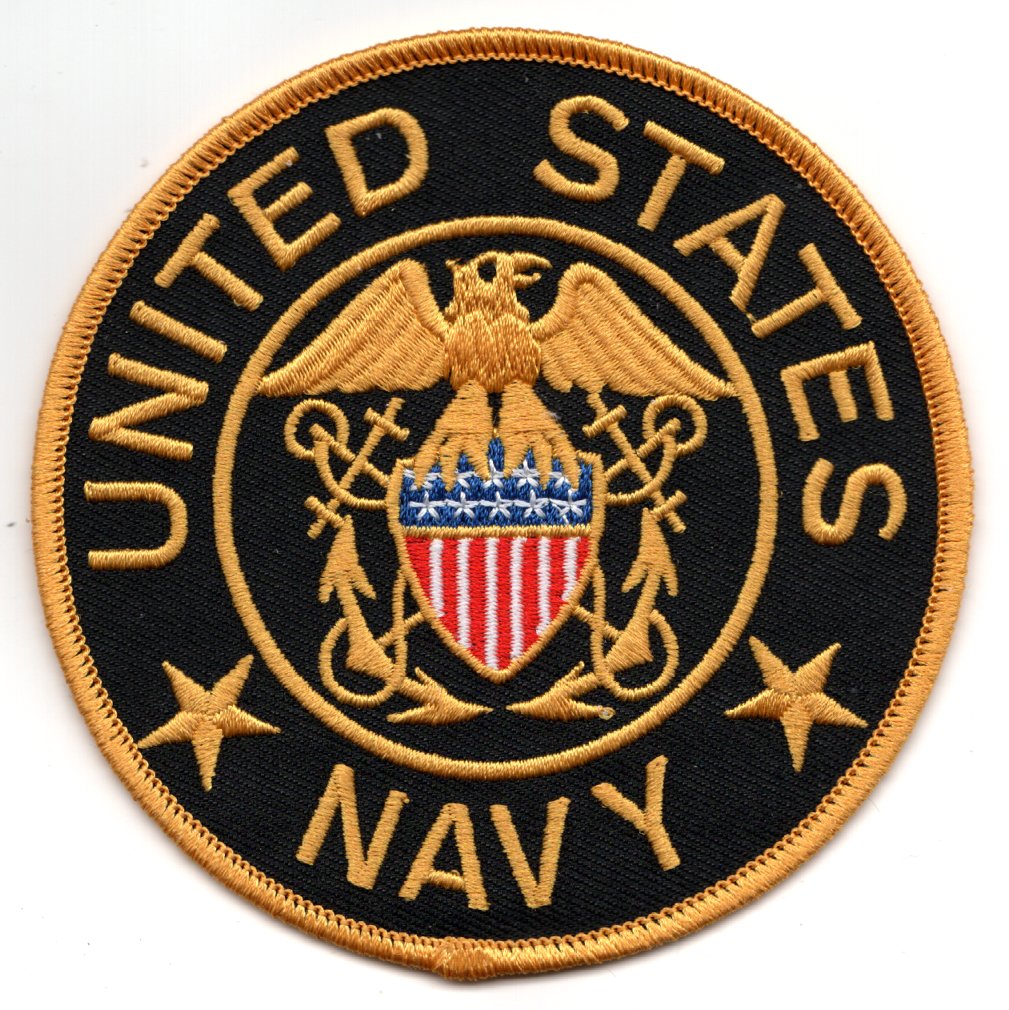 TG: US NAVY Patch (Black)