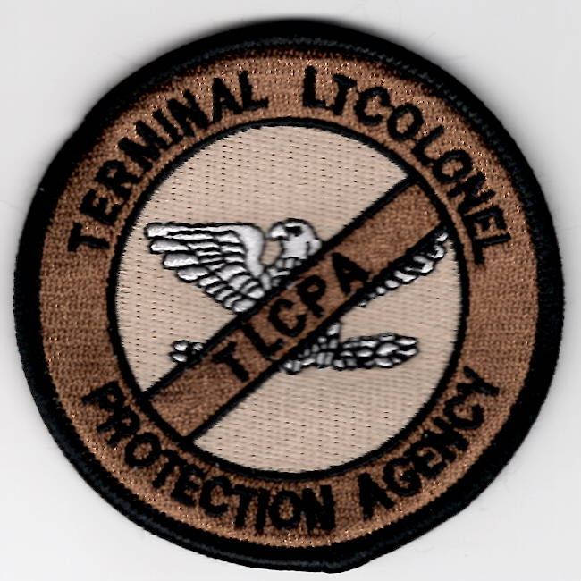 *TERMINAL LT COLONEL* Bullet Patch (Des)