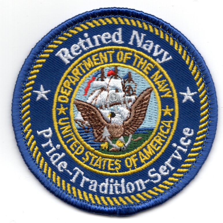 RETIRED NAVY Bullet (Blue)