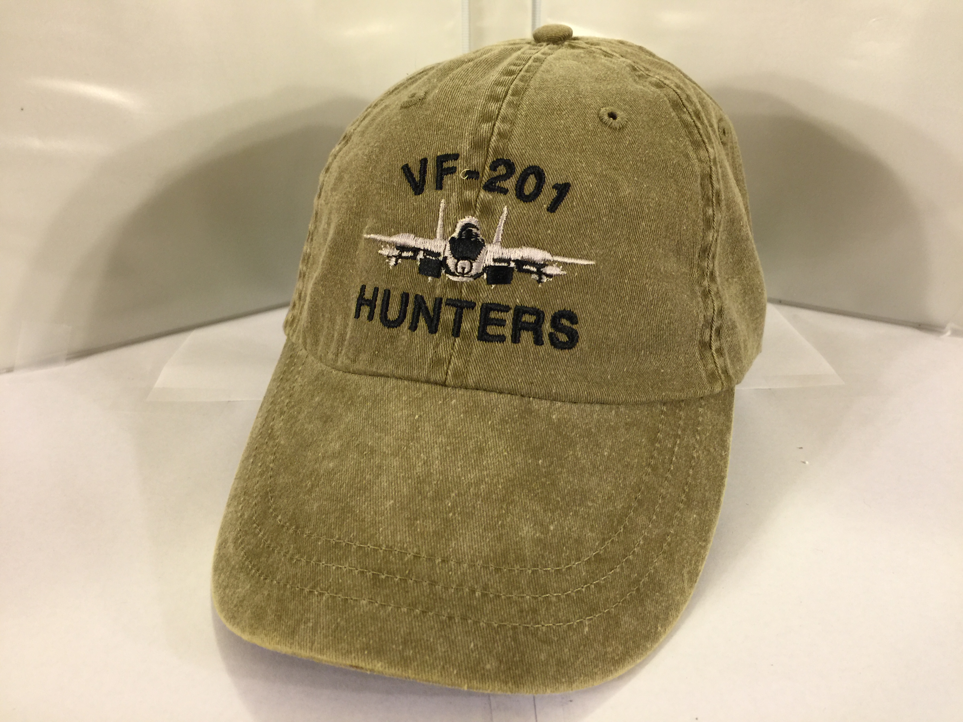 VF-201/F-14 Ballcap (Khaki/Dir. Emb.)