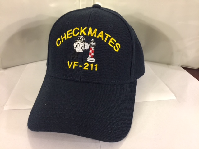 VF-211 'BRUTUS' Ballcap (Dk Blue/Dir. Emb.)