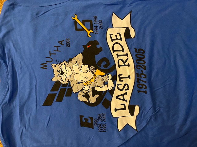 VF-143 F-14 'Last Ride' T-shirt ('LAST RIDE'on Back)