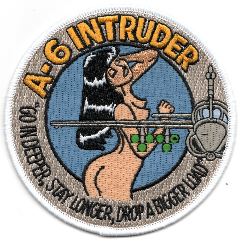 A-6 INTRUDER w/Naked Woman Patch