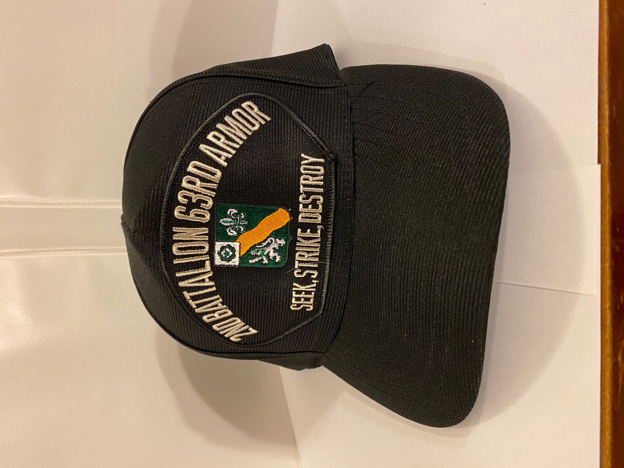 2nd BATT/63rd Armor Ballcap (Black)