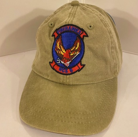 HCS-5 Cap w/Squadron Logo (Khaki)