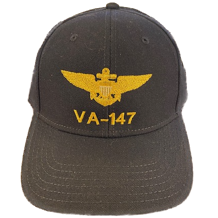 VA-147 *PILOT WINGS* Ballcap (Dark Blue/DE)