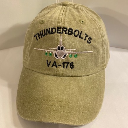 VA-176 'A-6 Front' Ballcap (Khaki/DE)