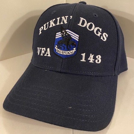 VFA-143 'Sqdn Logo' Ballcap (Dk Blue/Dir. Emb.)