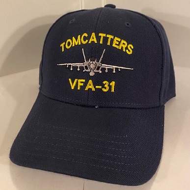 VFA-31 Ballcap w/F-18 (Dark Blue)