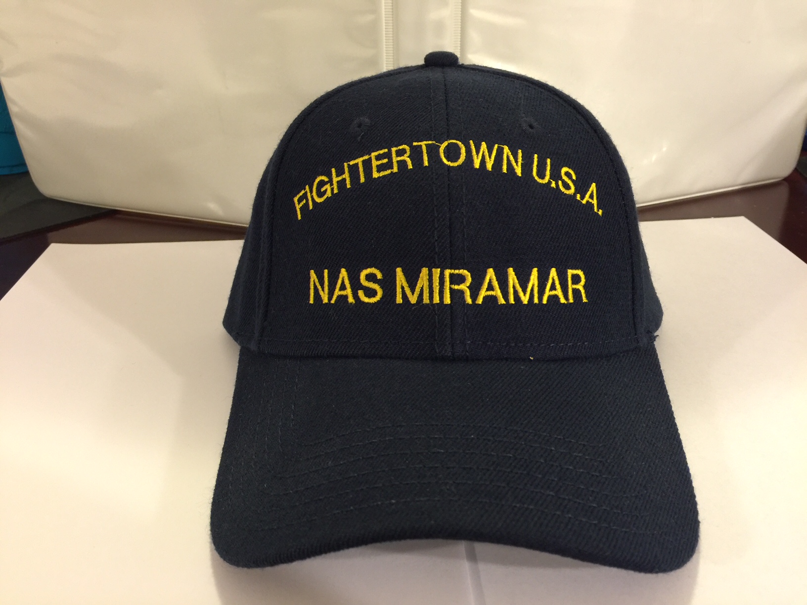 FIGHTERTOWN U.S.A. Ballcap (Dk. Blue/Dir. Emb.)